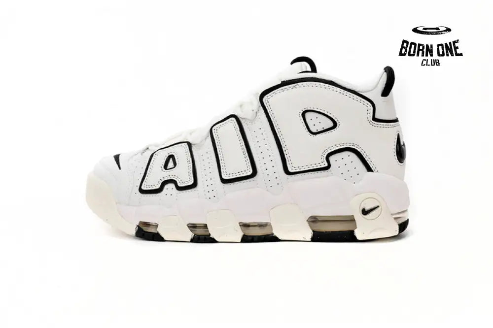 Air More Uptempo White And Black Edges