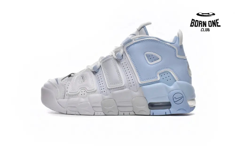 Air More Uptempo White Stitching