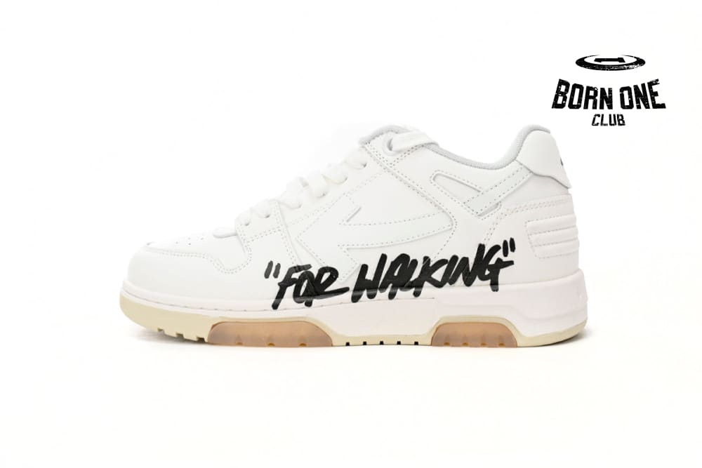 Out Of Office "OOO" Low "For Walking" White Black OWIA259C99LEA0020110