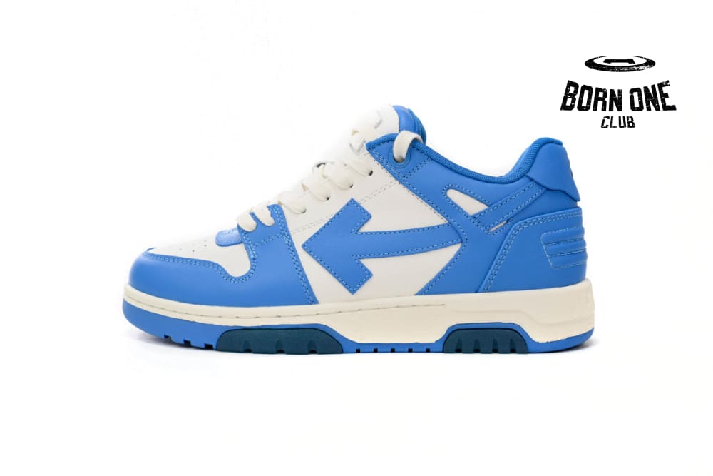Out Of Office OOO Low Tops White Blue OMIA189C99LEA0014501