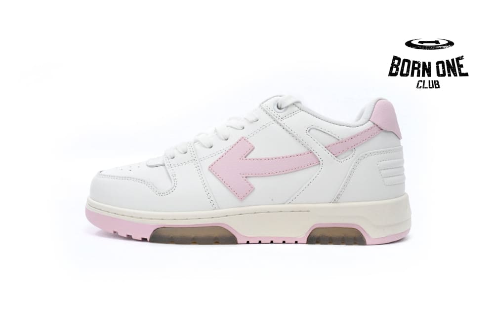 Out Of Office OOO Low Tops White Pink OFIA259F21LEA0010130