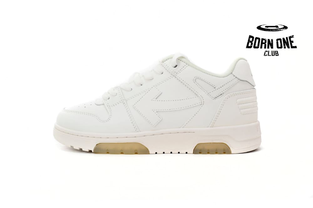 Out Of Office OOO Low Tops Triple White OMIA189C99LEA0010100