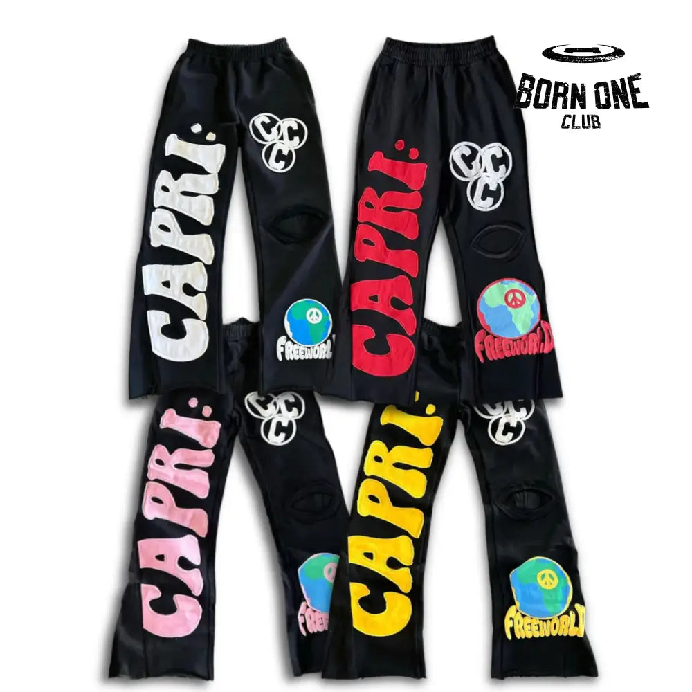 Capri X Hellstar Flare Sweatpants
