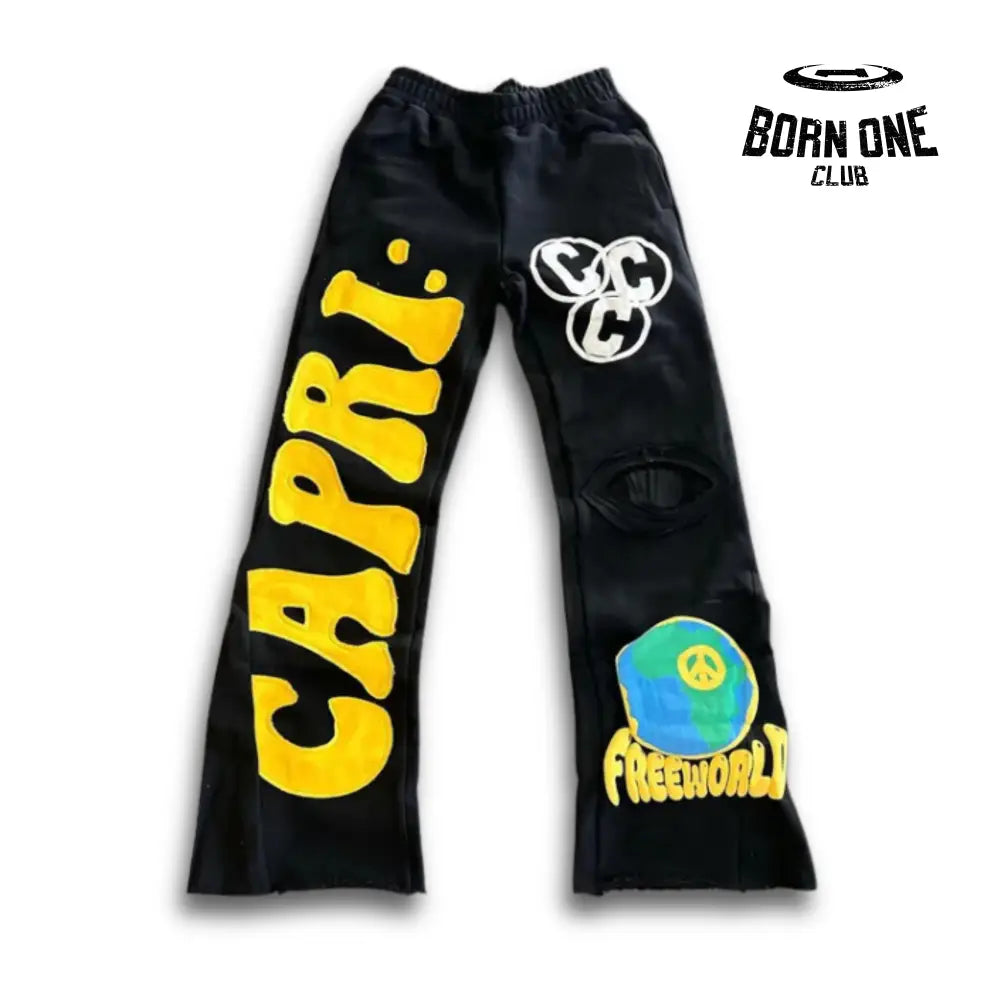 Capri X Hellstar Flare Sweatpants