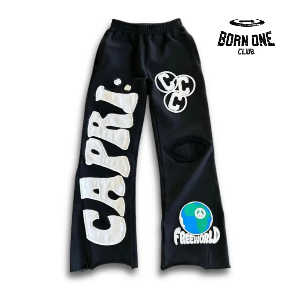 Capri X Hellstar Flare Sweatpants