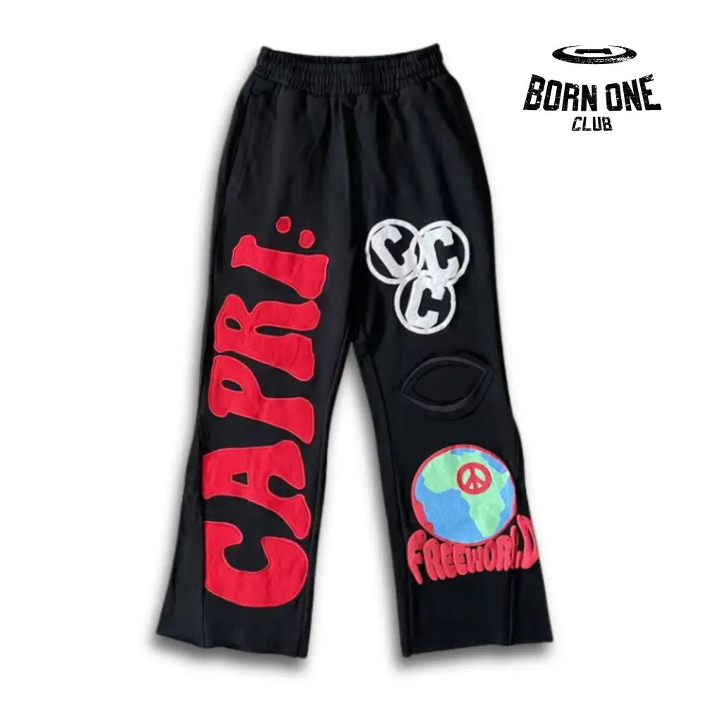 Capri X Hellstar Flare Sweatpants