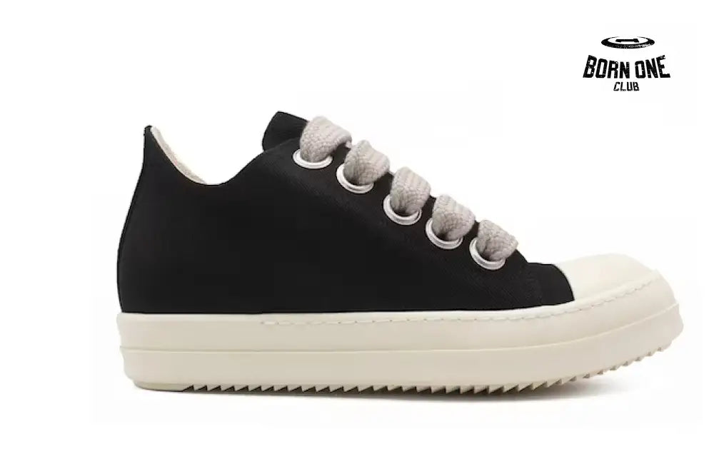 DRKSHDW Canvas Low Top Black Milk