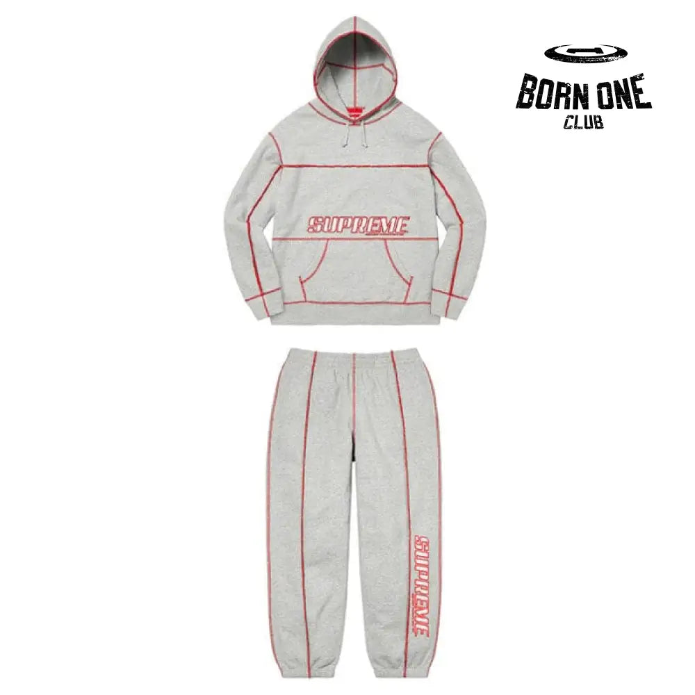 Coverstitch Hooded Set Hoodie