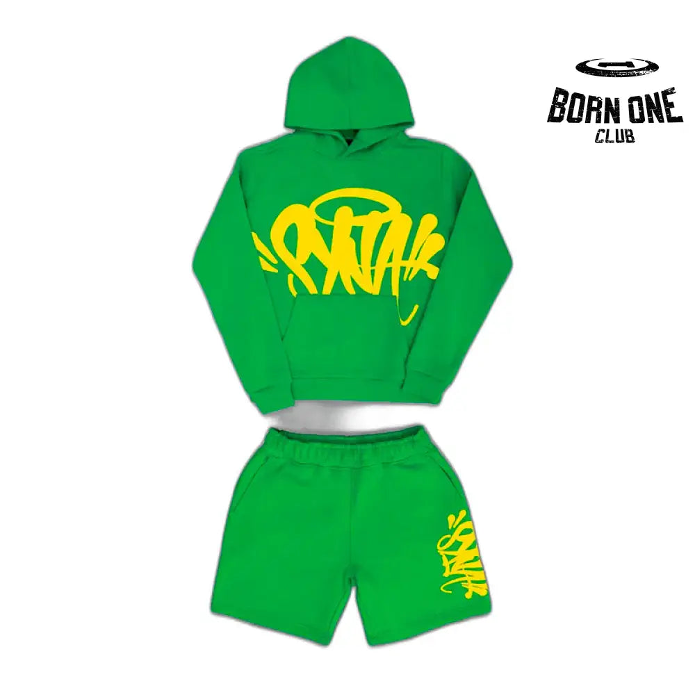 Set Team Hood Twinset Green