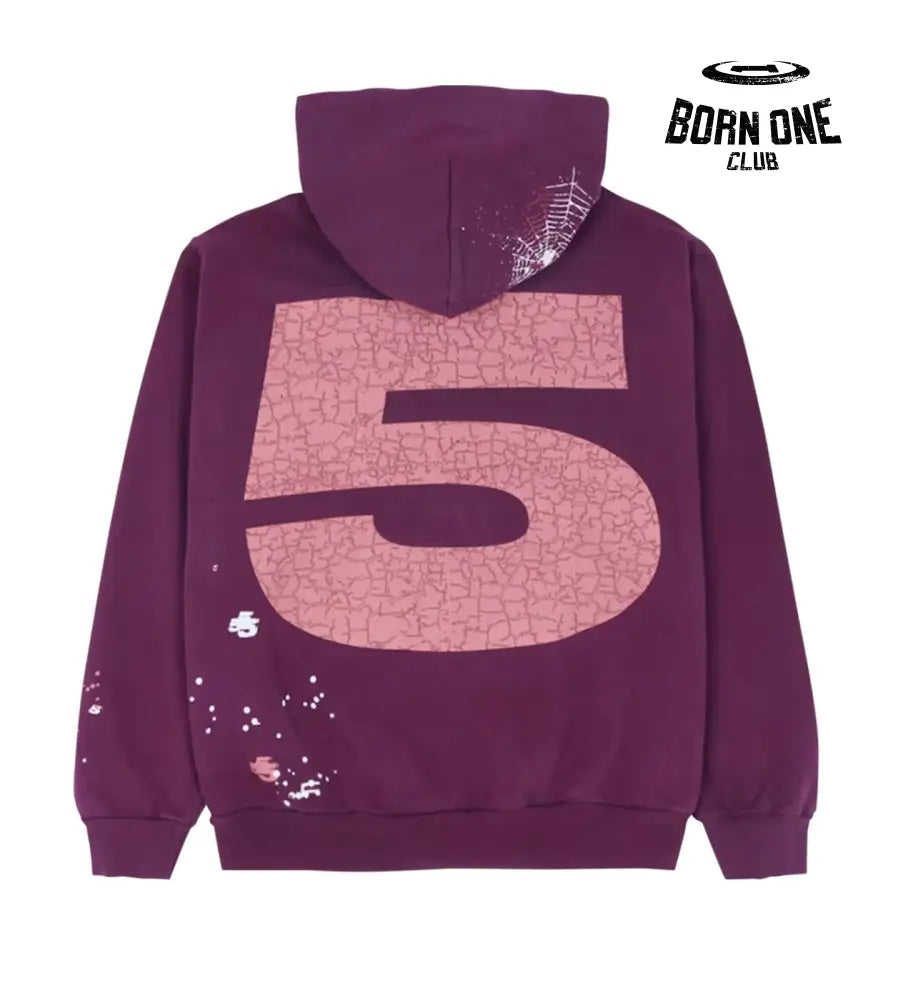 Nocturnal Highway Hoodie Dark Purple