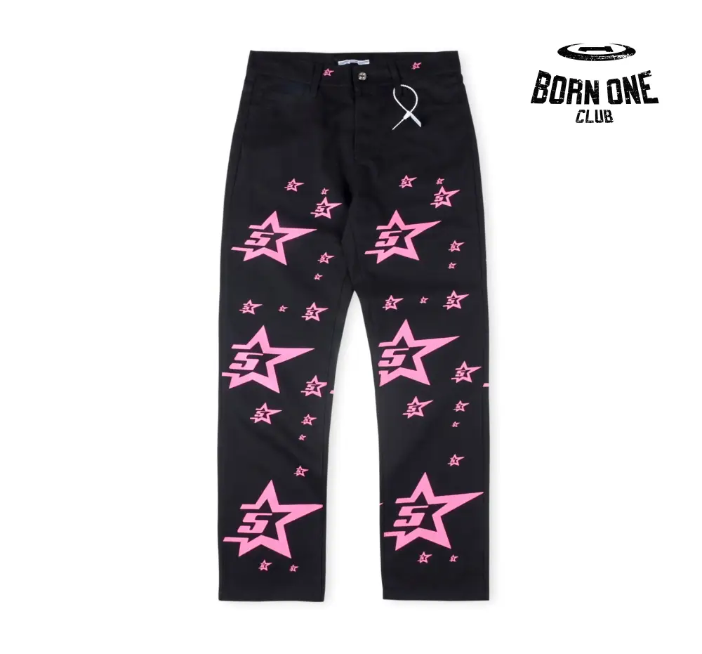 Pink Stars Jeans