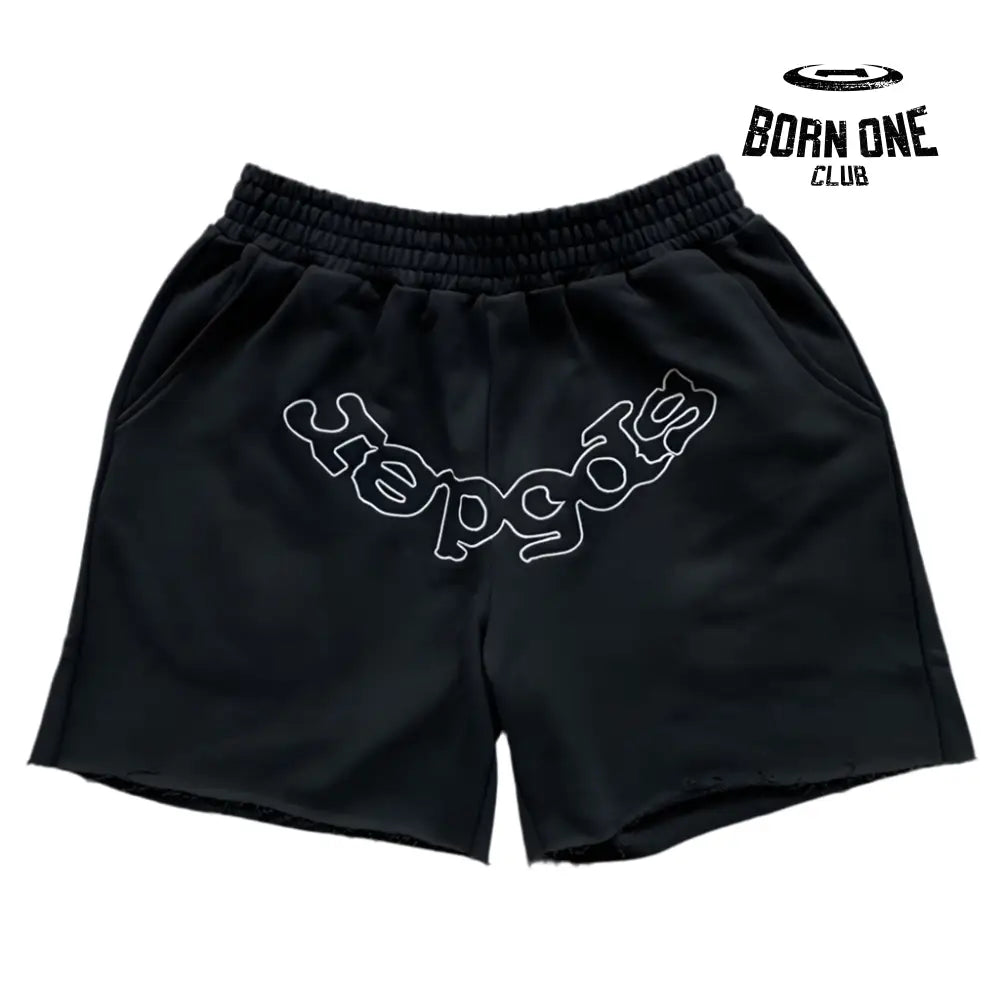Worldwide Classic Fonts Shorts Black