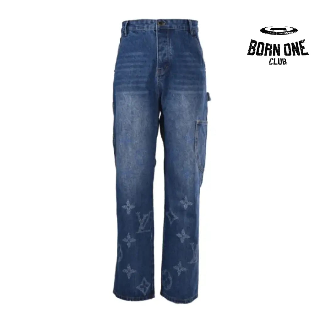 Monogram Indigo Workwear Jeans