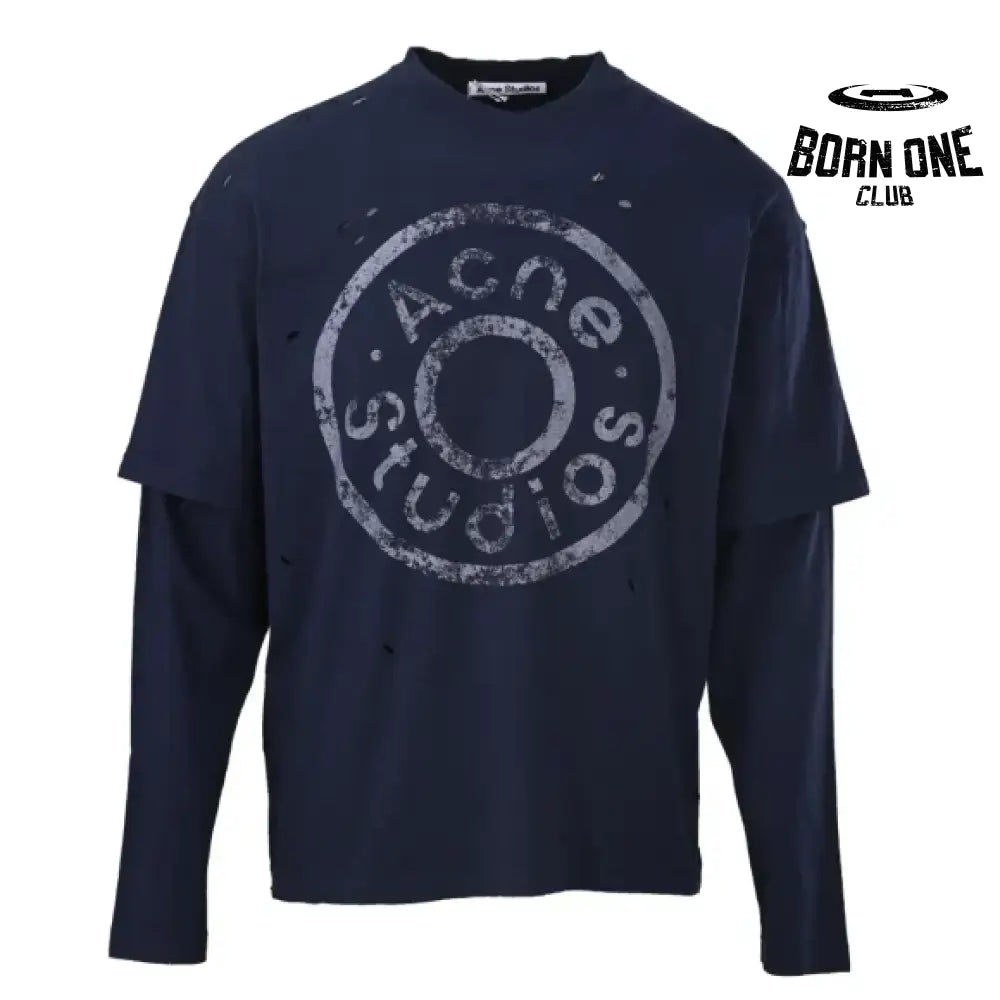 Acne Studio Layered Logo T-Shirt